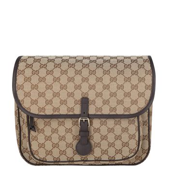 Beige GG Supreme Bag
