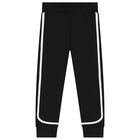 Black Logo Joggers, 1, hi-res