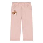 Baby Girls Pink & Beige Tracksuit Set, 1, hi-res