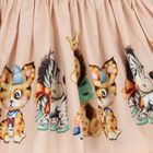 Younger Girls Pink Animals Dress, 1, hi-res