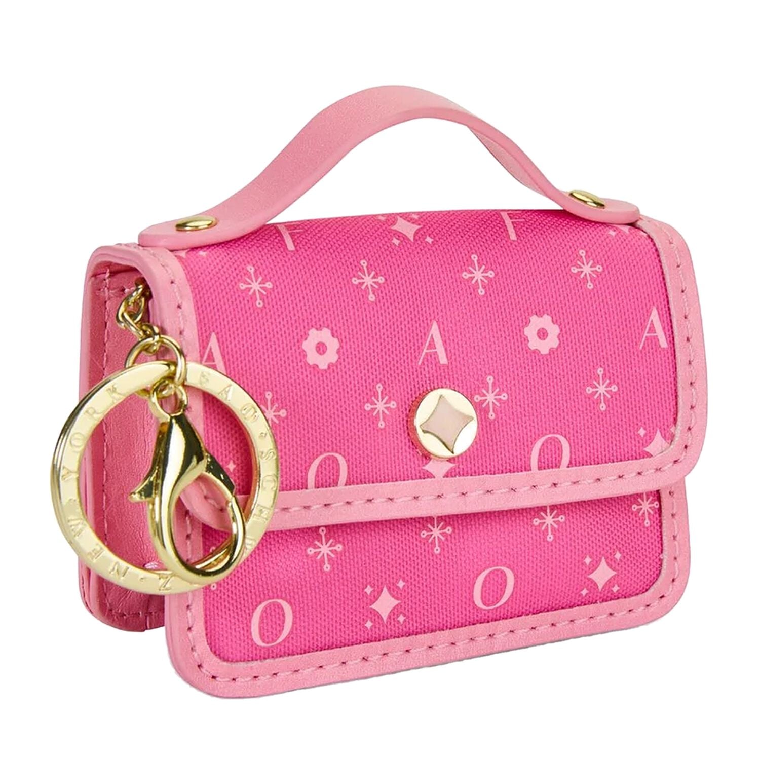 Girls Pink Mini Handbag Keychain ( 9CM ), 1, hi-res
