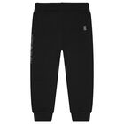 Boys Black Logo Joggers, 1, hi-res