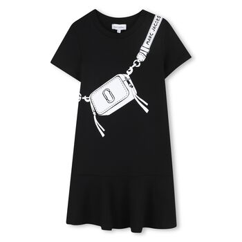 Girls Black Bag Dress