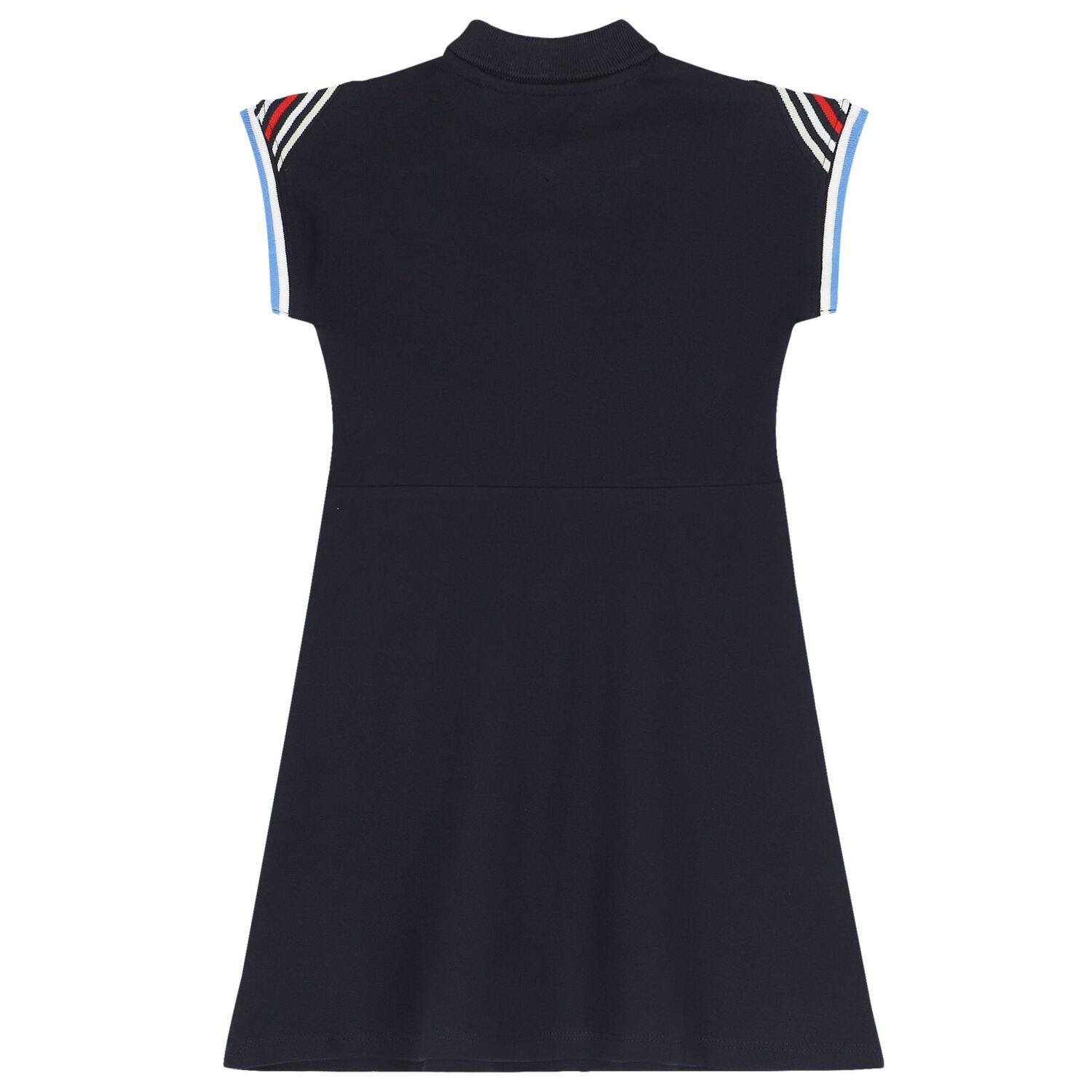 Girls Navy Blue Logo Polo Dress, 1, hi-res image number null