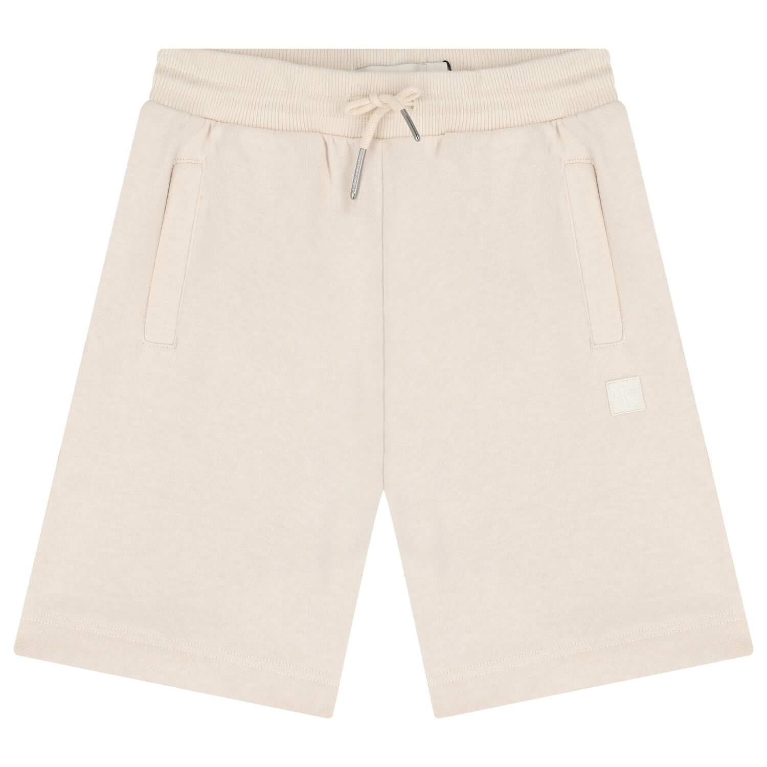 Boys Beige Logo Shorts, 3, hi-res image number null