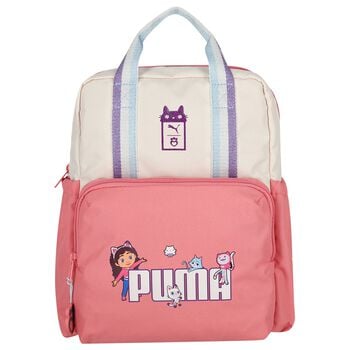 Girls Ivory & Pink Dollhouse Backpack