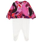 Baby Girls Multi-Coloured Orchidee Babygrow Gift Set, 1, hi-res