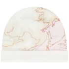 Baby Girls Ivory, Beige & Pink Geo Map Babygrow Gift Set, 1, hi-res