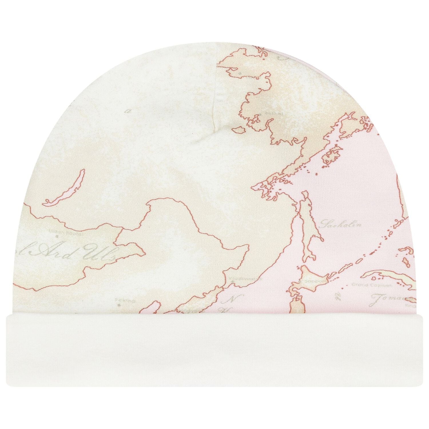 Baby Girls Ivory, Beige & Pink Geo Map Babygrow Gift Set, 1, hi-res