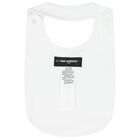 White Ikonik Logo Baby Bibs (3-Pack), 1, hi-res