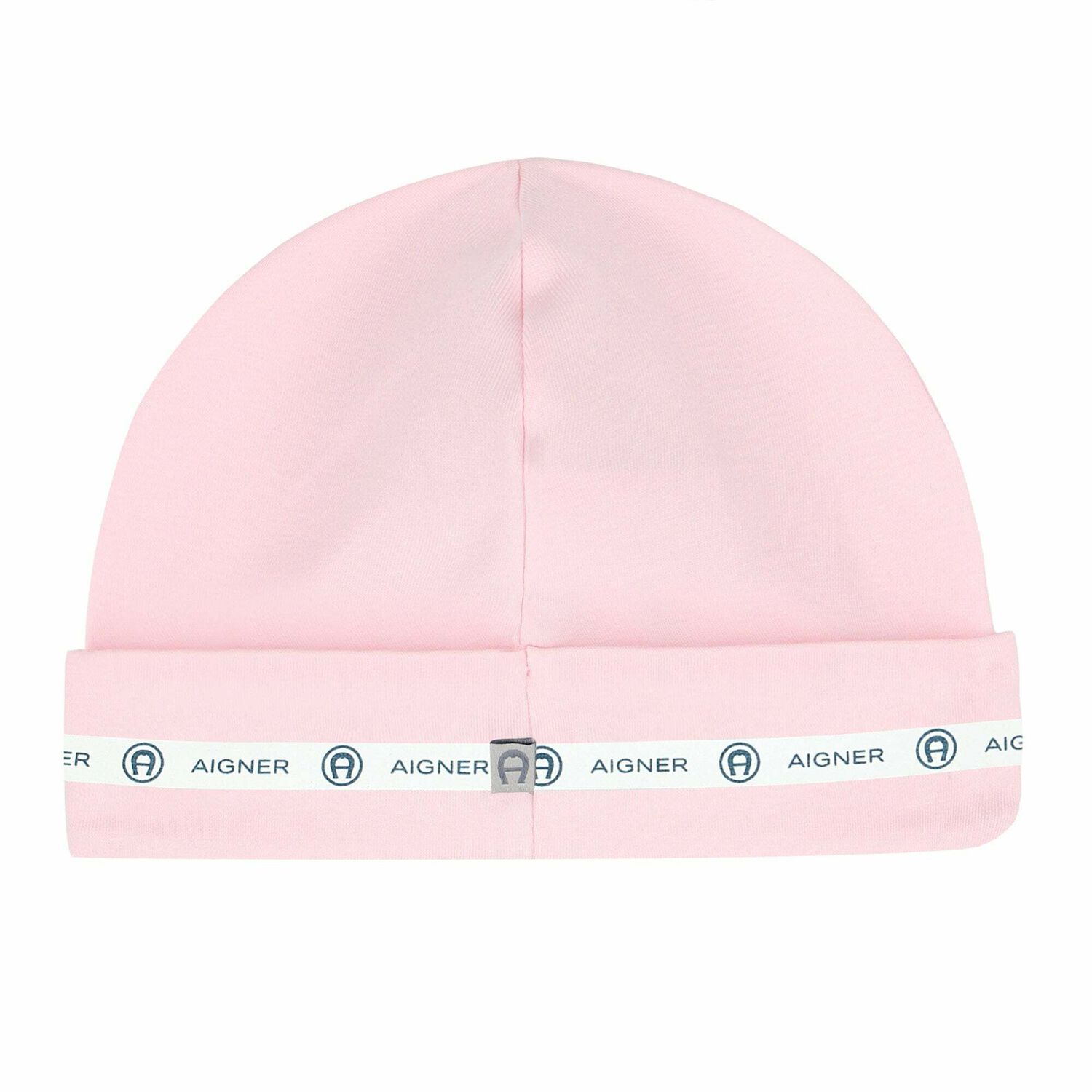 Baby Girls Pink Logo Hat, 1, hi-res