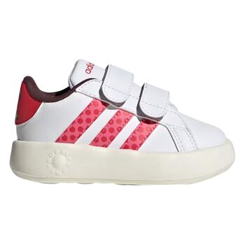 Girls White & Pink Grand Court Bubblecomfy Minnie Trainers