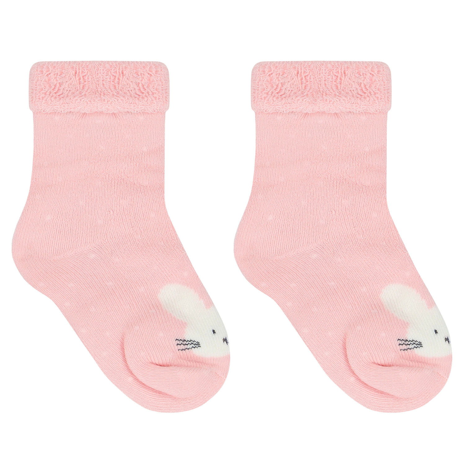 Baby Girls Pink & Ivory Socks ( 4-Pack )&Acirc;&nbsp;, 1, hi-res