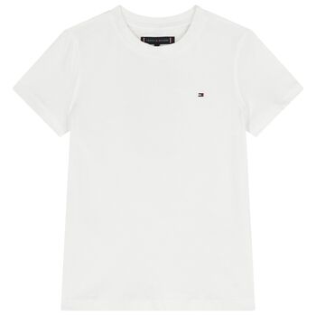 Boys White Logo T-Shirt