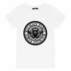 White & Black Logo T-shirt, 1, hi-res