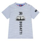 Younger Boys Blue Logo T-Shirt , 1, hi-res
