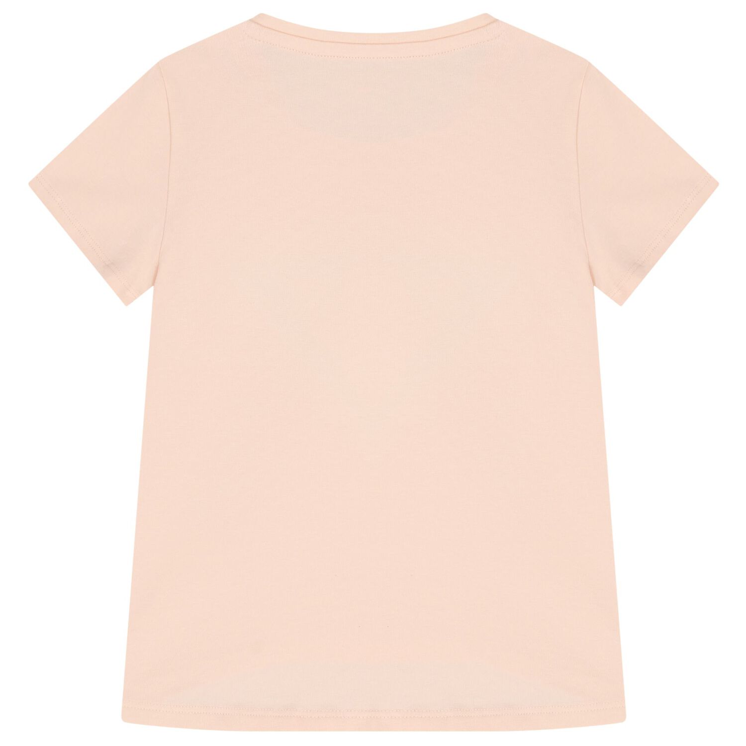 Girls Pink Embellished Logo T-Shirt, 2, hi-res