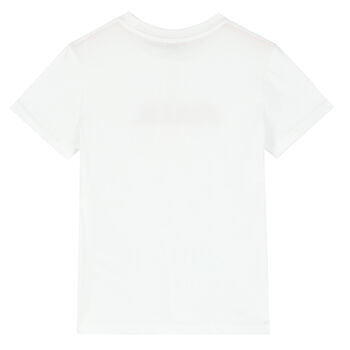 Boys White Logo T-Shirt