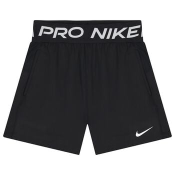 Boys Black Logo Dri-Fit Shorts