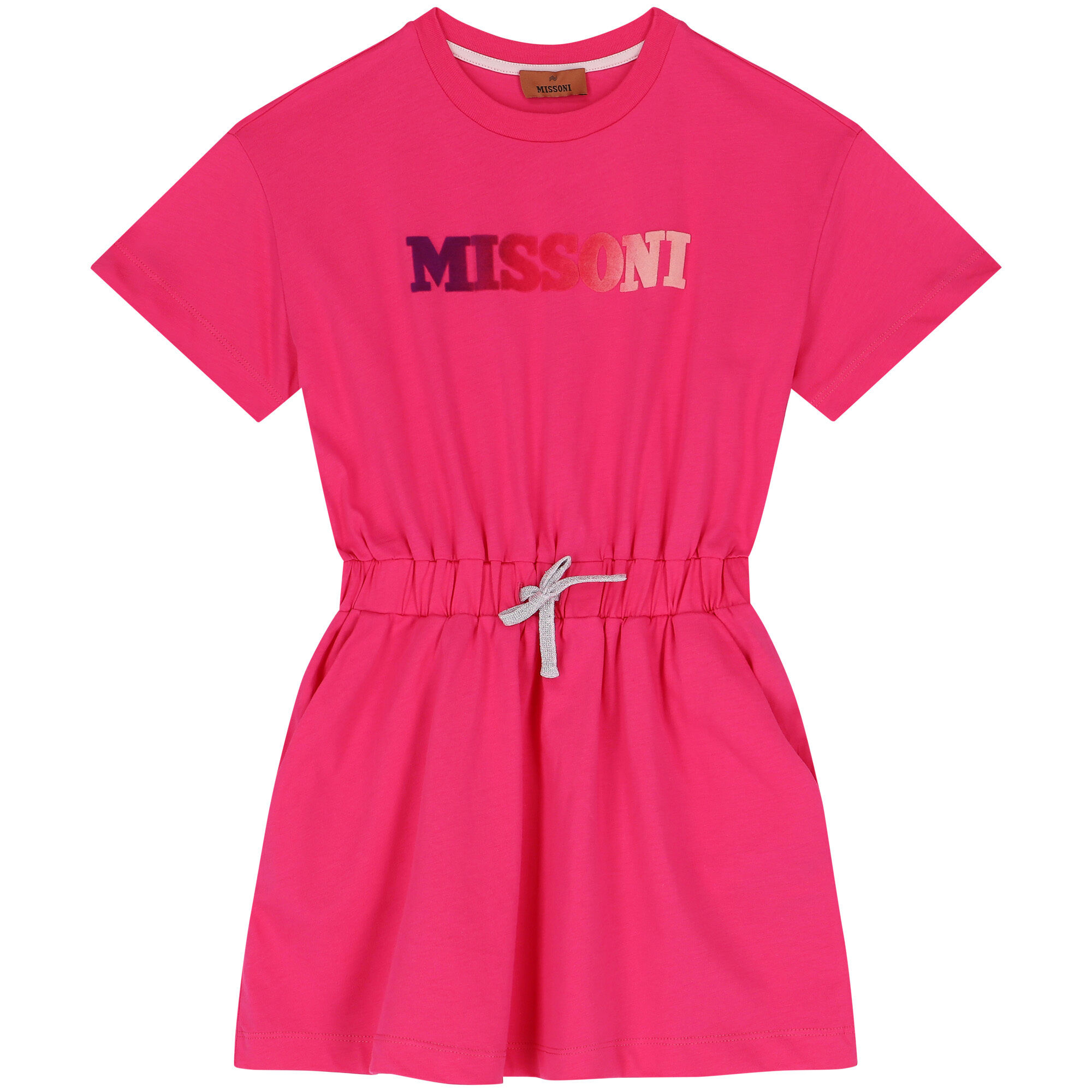Missoni Kids Girls Pink Logo Dress Junior Couture Bahrain