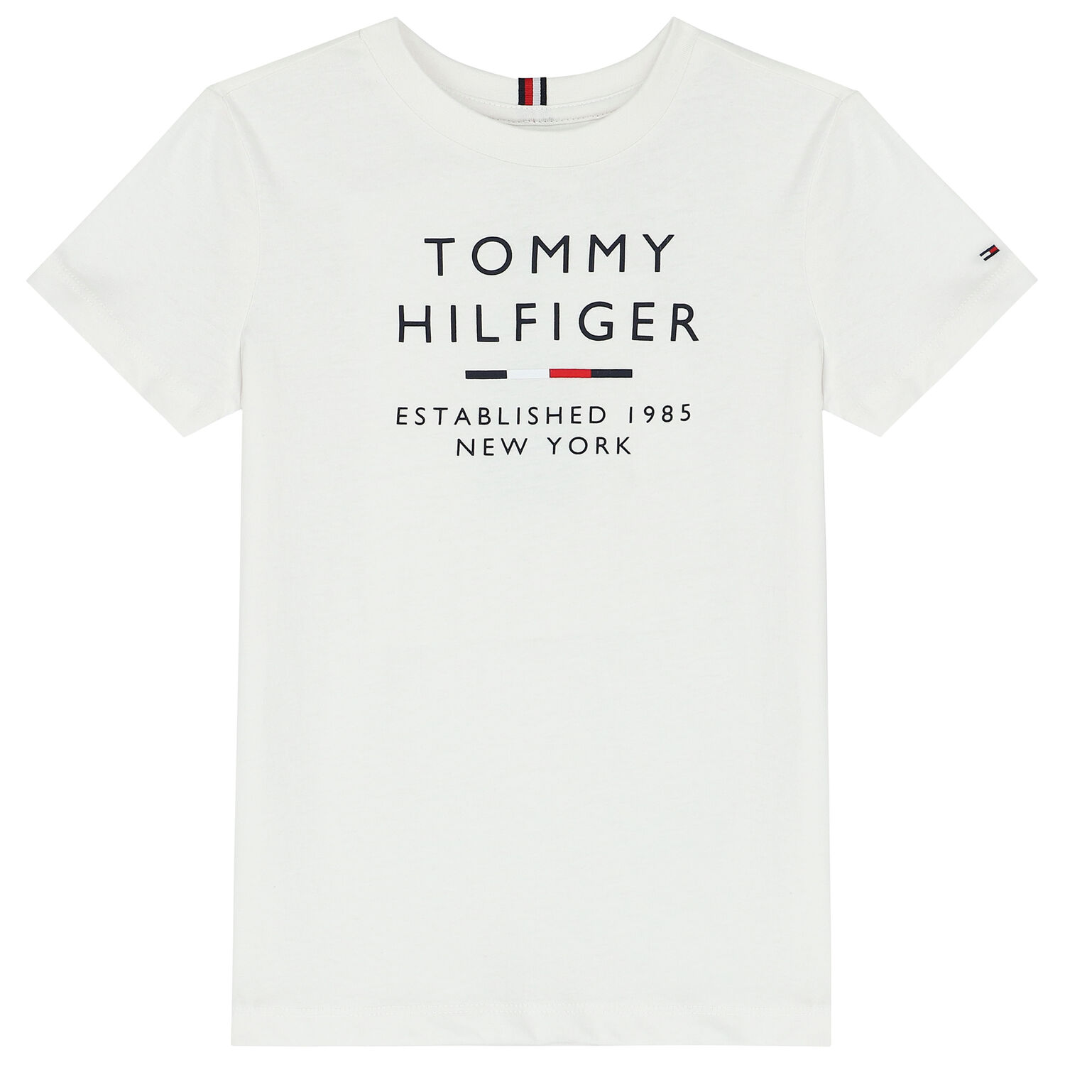 تيشيرت بالشعار باللون الأبيض للأولاد, 2, hi-res