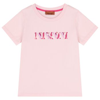 Girls Pink Logo T-Shirt 