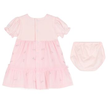 Baby Girls Pink Tulle Dress Set