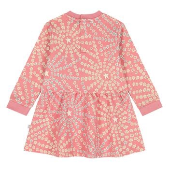 Younger Girls Pink Star Dress