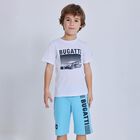 Boys White Logo T-Shirt, 3, hi-res