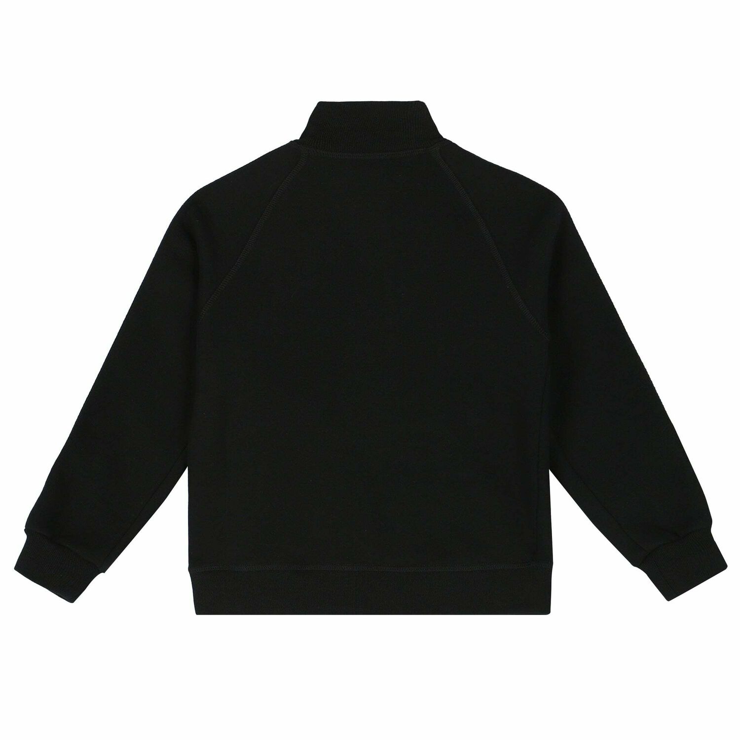 Boys Black Zip Up Top, 1, hi-res image number null
