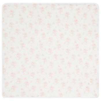 Baby Girls White & Pink BLanket