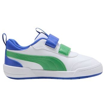 Boys White & Green Multiflex 2 Dino Trainers