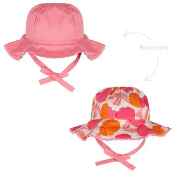 Baby Girls Reversible Hat 