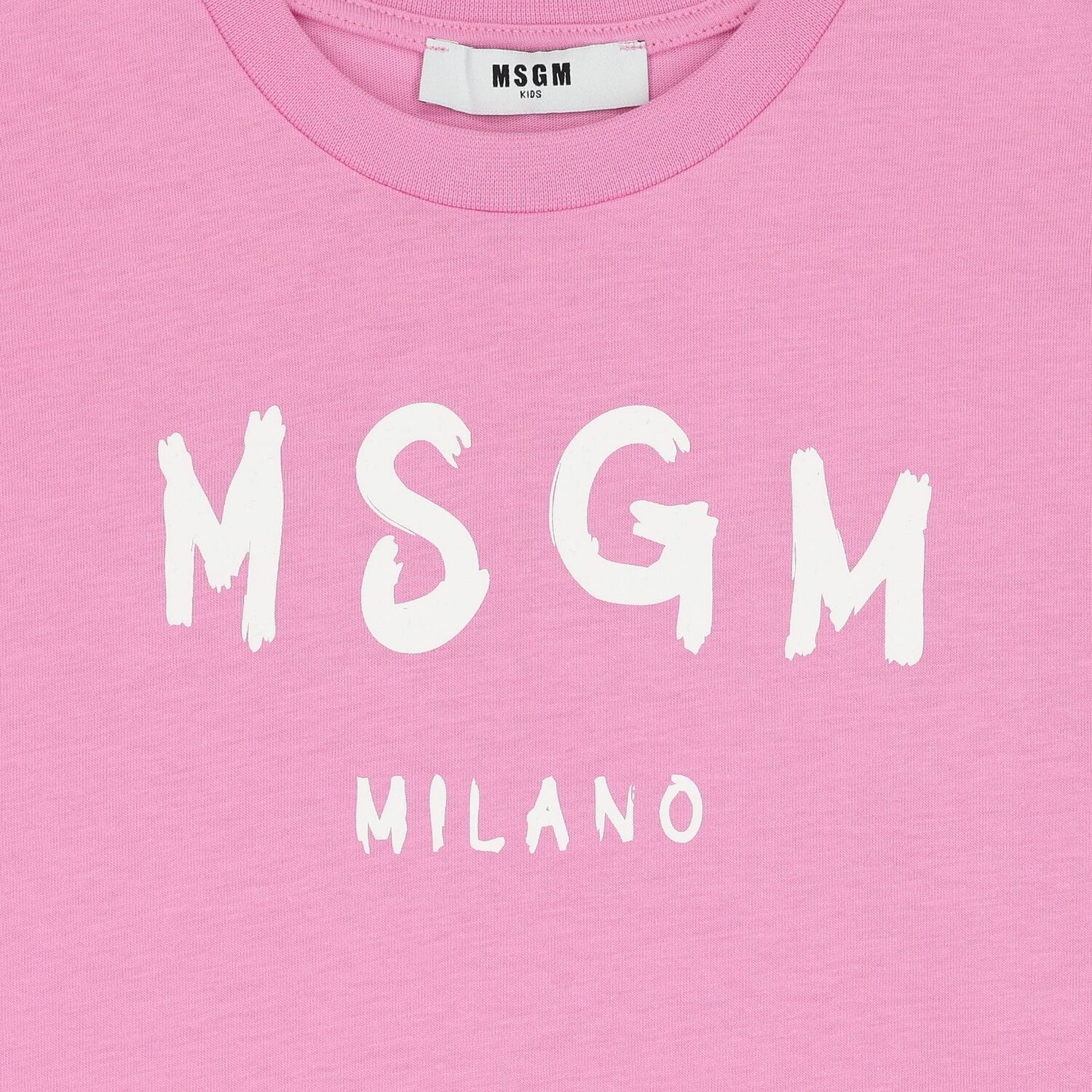 Girls Pink Logo T-Shirt, 7, hi-res