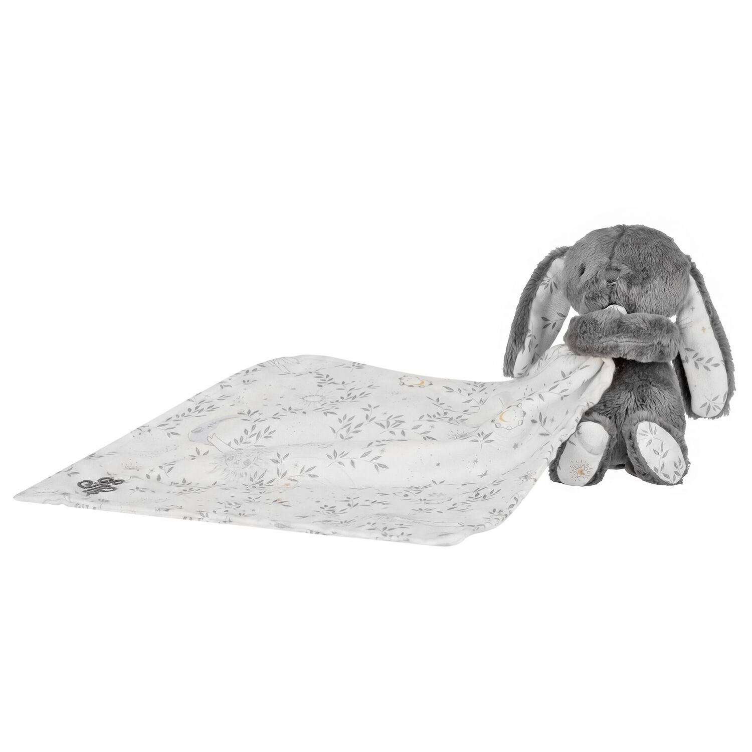 Grey R&ecirc;ve &eacute;toil&eacute; Rabbit Baby Comforter, 1, hi-res