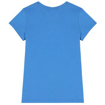 Girls Blue Polo Bear T-Shirt