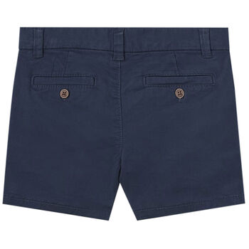 Younger Boys Navy Blue Cotton Twill Shorts