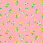 Baby Girls Pink & Yellow Lemon Sun Suit, 1, hi-res