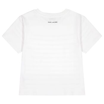 Girls White Logo T-Shirt
