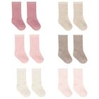 Baby Boys Beige, Blue & Ivory Socks ( 6 Pack ), 1, hi-res