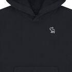 Boys Black Logo Hooded Top, 1, hi-res