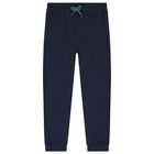 Boys White, Green & Navy Blue Tracksuit Set ( 3 Piece ), 1, hi-res