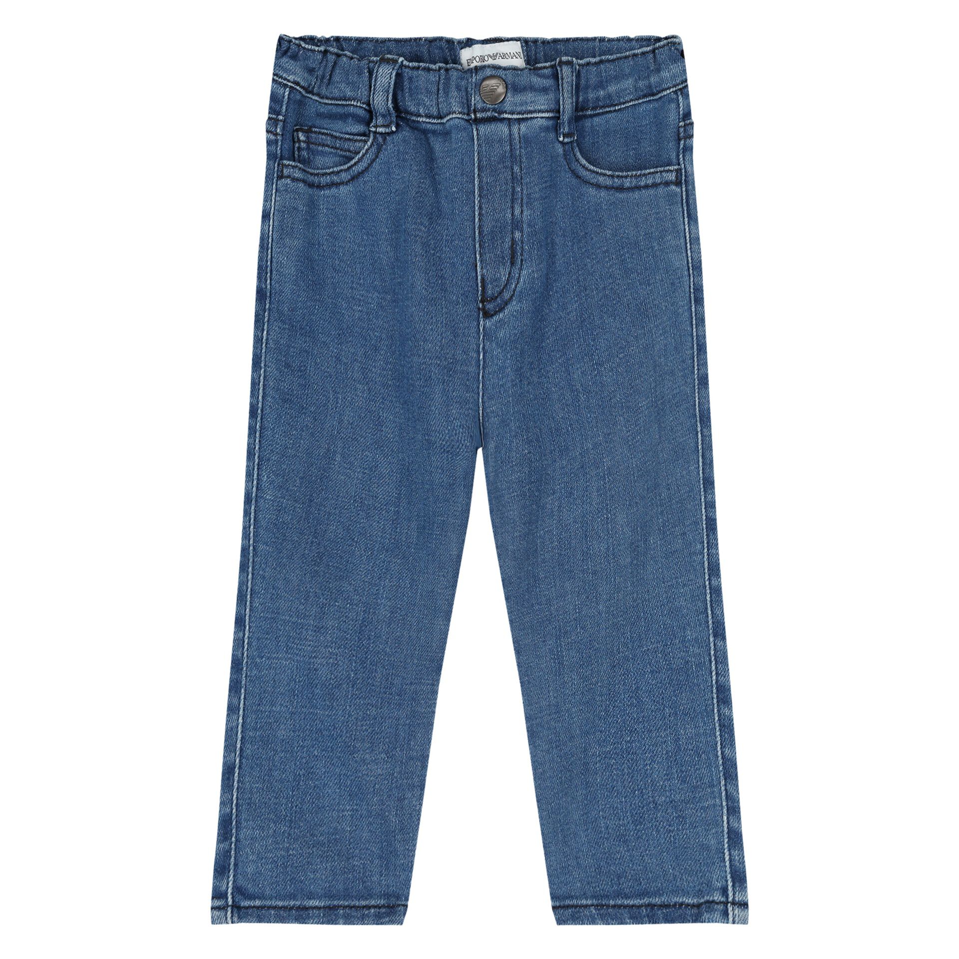 Emporio Armani Younger Boys Blue Denim Jeans Junior Couture Bahrain