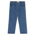 Younger Boys Blue Denim Jeans, 1, hi-res