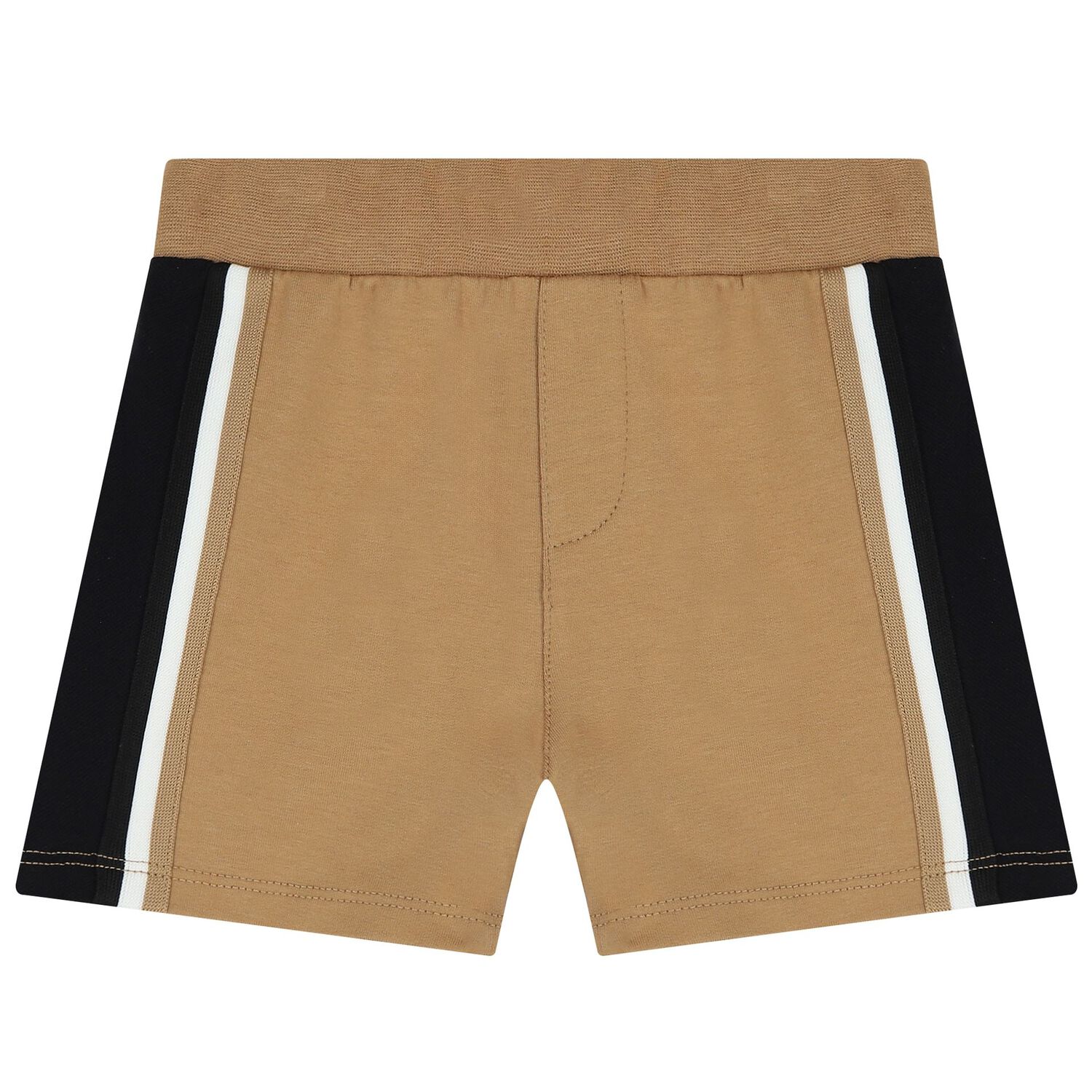 طقم أولاد شورت بولو باللون الأسود والبيج, 1, hi-res image number null
