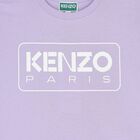 Girls Lilac Logo T-Shirt, 2, hi-res