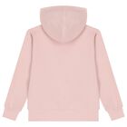 Girls Pink Logo Hooded Zip Up Top, 1, hi-res