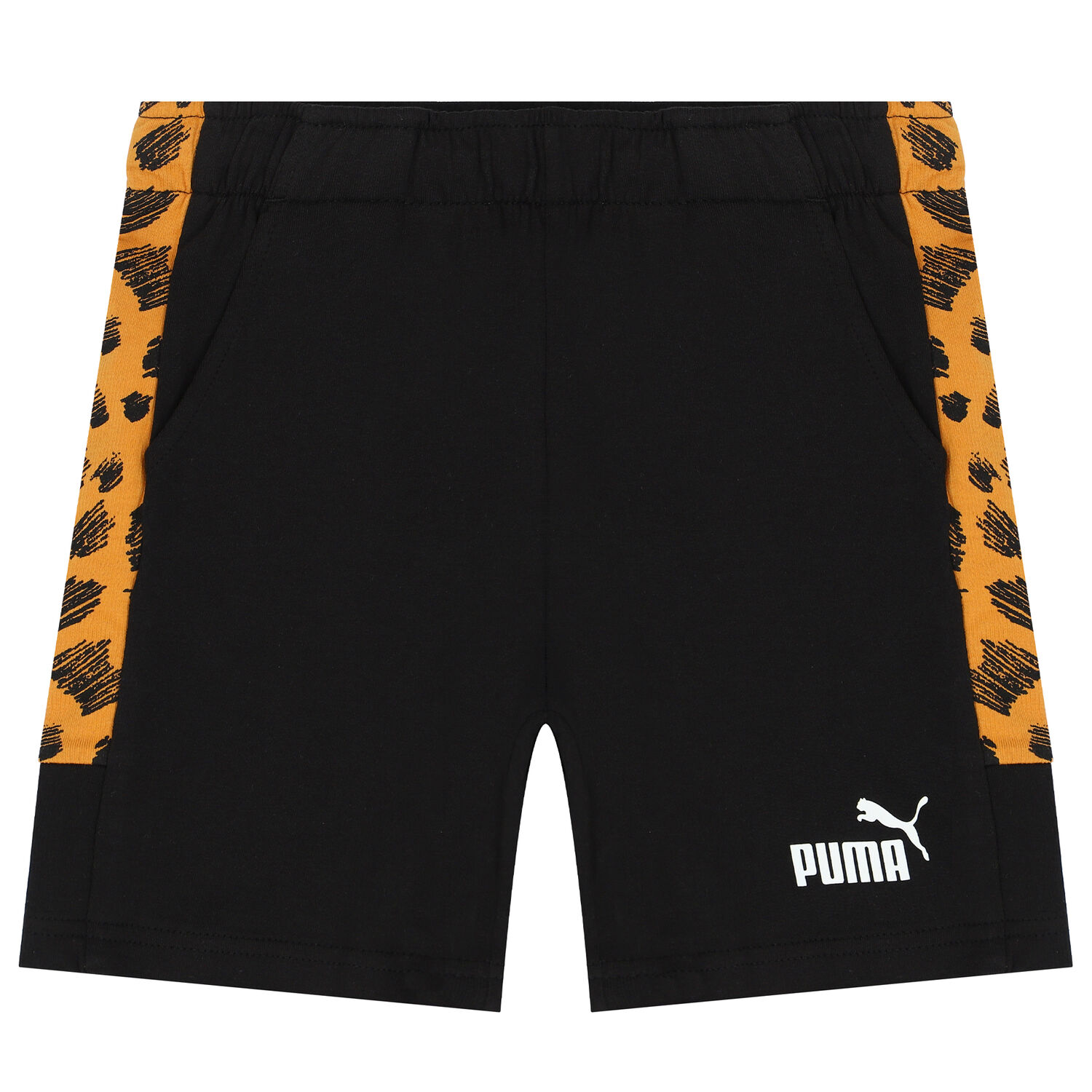 Boys Black Logo Shorts, 1, hi-res image number null
