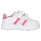 Girls White & Pink Breaknet 3.0 Trainers, 2, hi-res