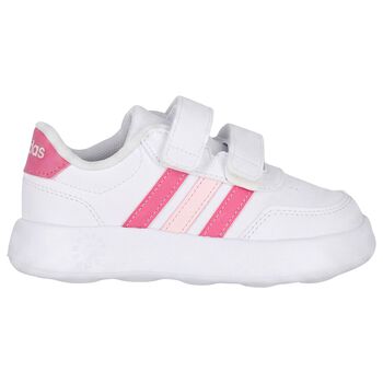 Girls White & Pink Breaknet 3.0 Trainers
